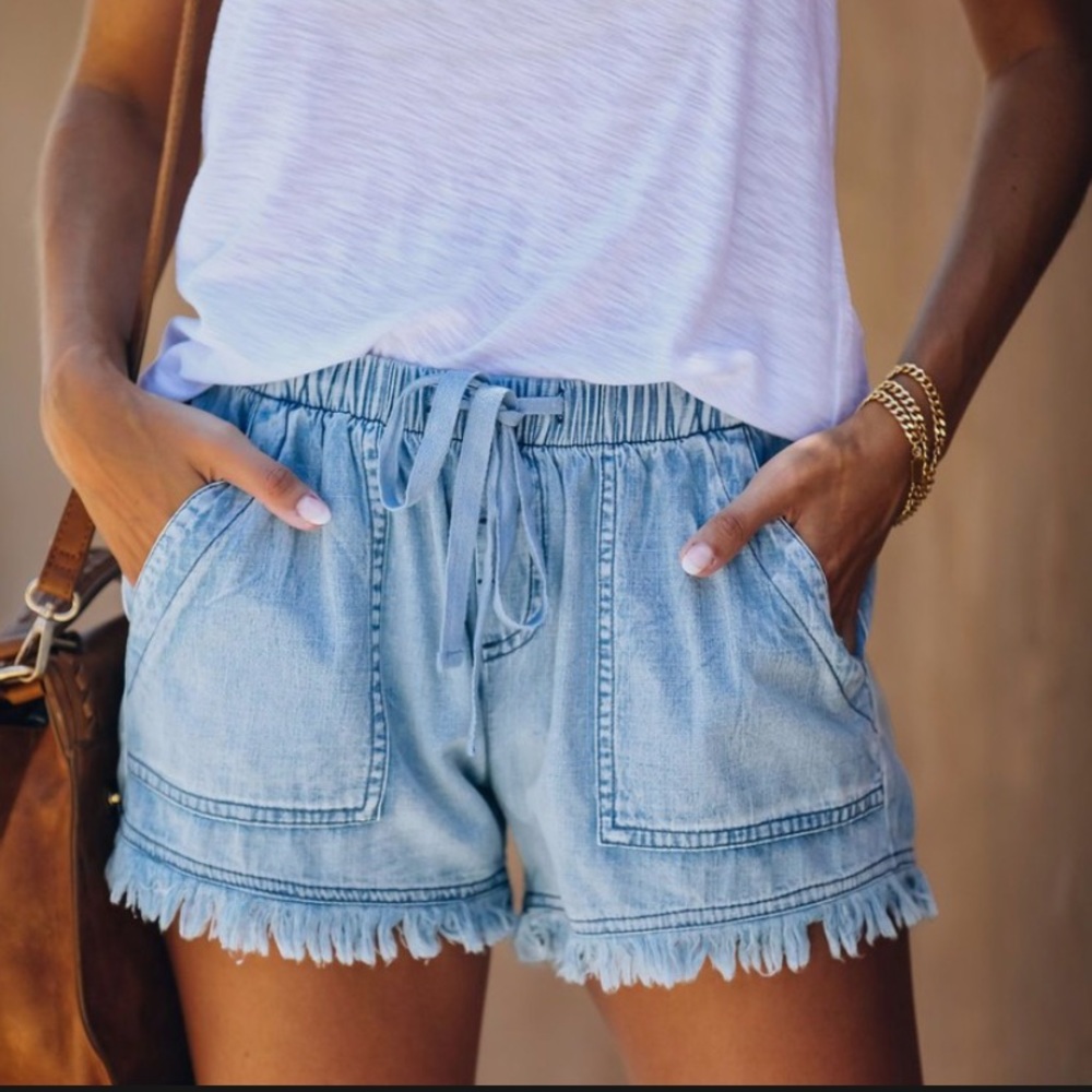 Frayed shorts